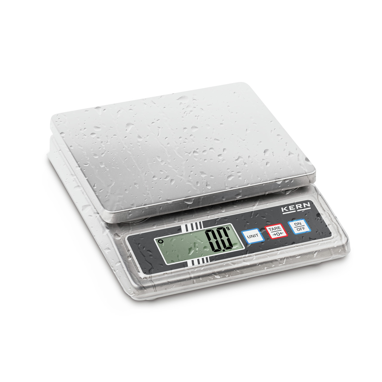 Edelstahl-Tischwaage KERN FOB 0.5K-4NS