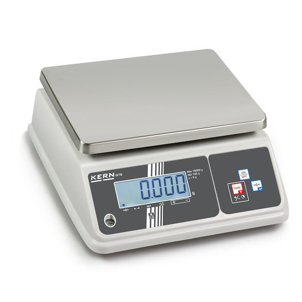 IP-geschützte Tischwaage KERN WTB 6K-3NM