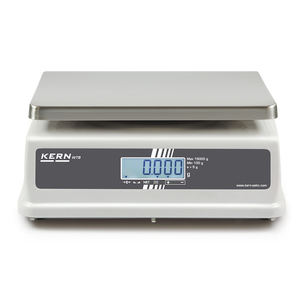 IP-geschützte Tischwaage KERN WTB 6K-3NM