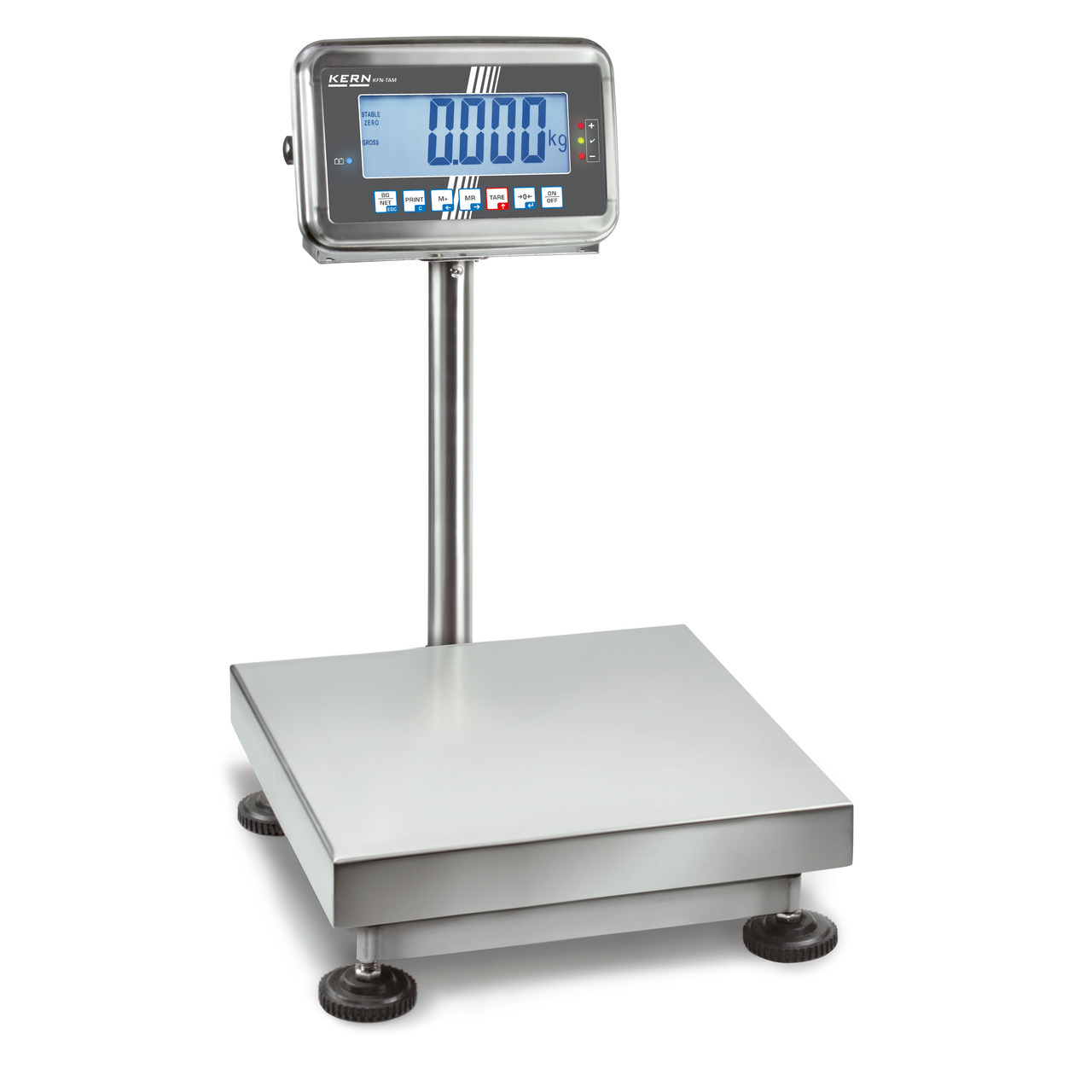 Eichbare Edelstahl-Plattformwaage Max 15kg; e=0,005kg; d=0,005kg