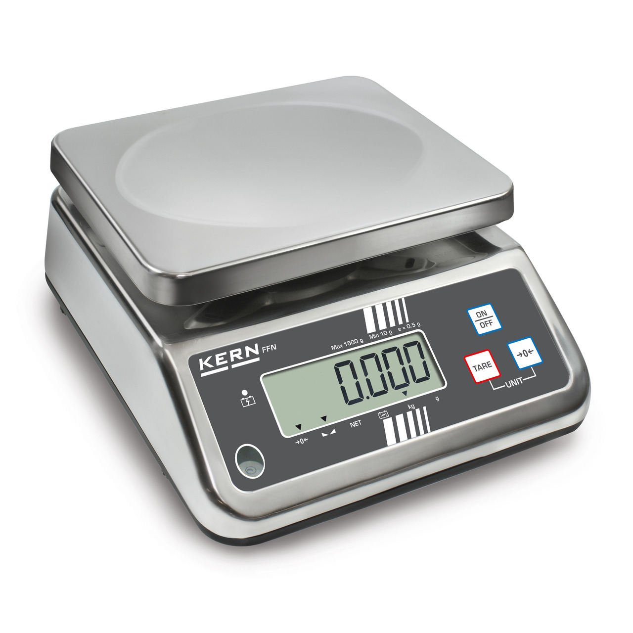 IP-geschützte Tischwaage KERN FFN 6K1IPN