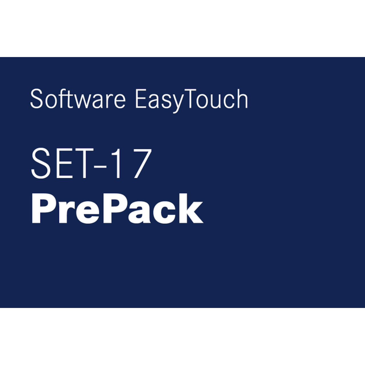 Software EasyTouch SET-17 PrePack