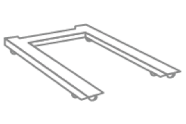 Skizze einer Bodenwaage