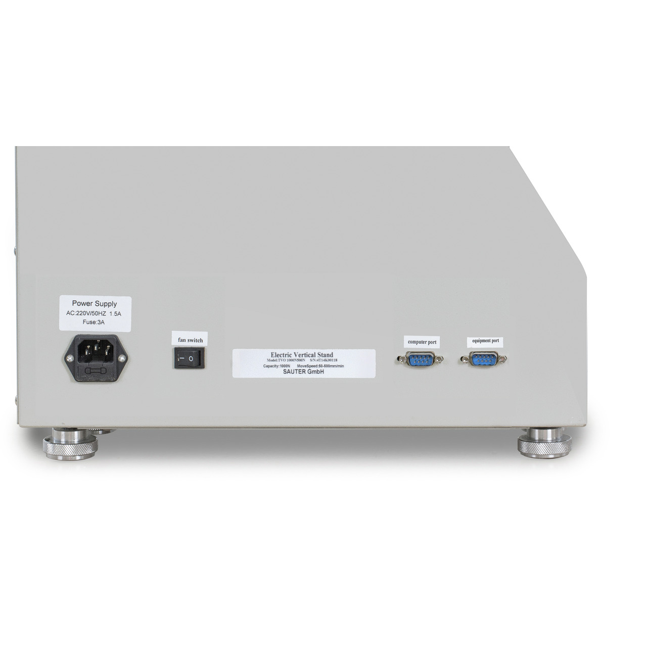 Prüfstandset inkl. Längenmessgerät SAUTER TVO 500N500S-LD