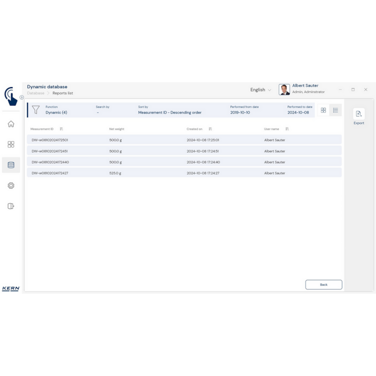 Software EasyTouch SET-05 Dynamic