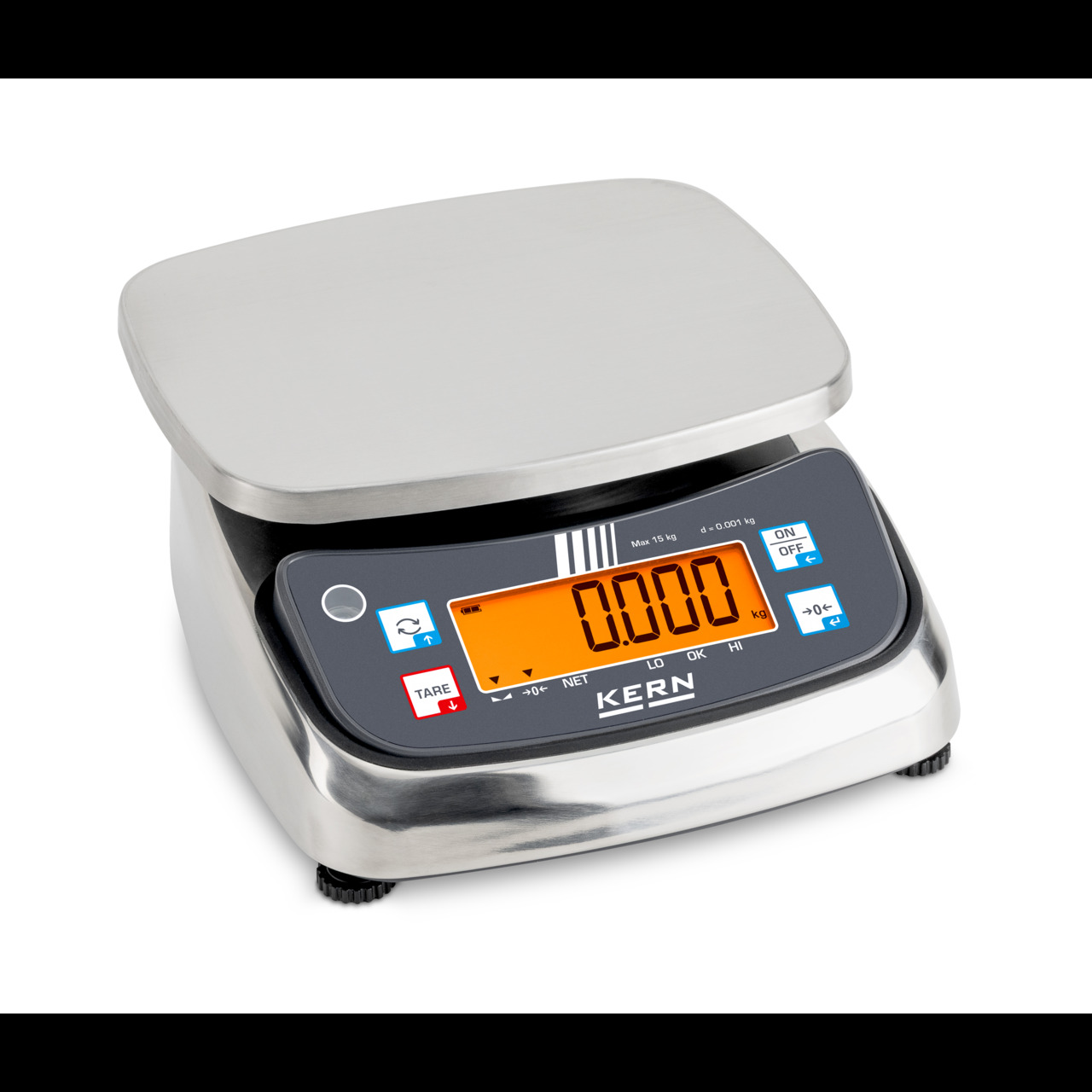 IP-geschützte Tischwaage KERN FPS 15K-3