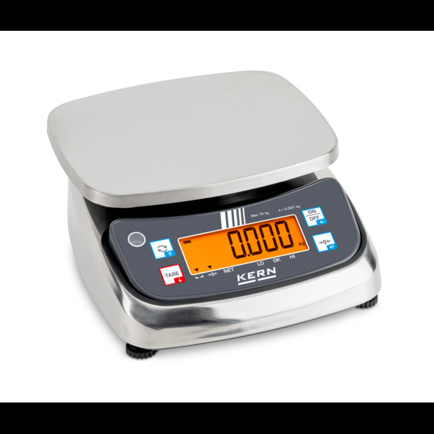 IP-geschützte Tischwaage KERN FPS 15K-3