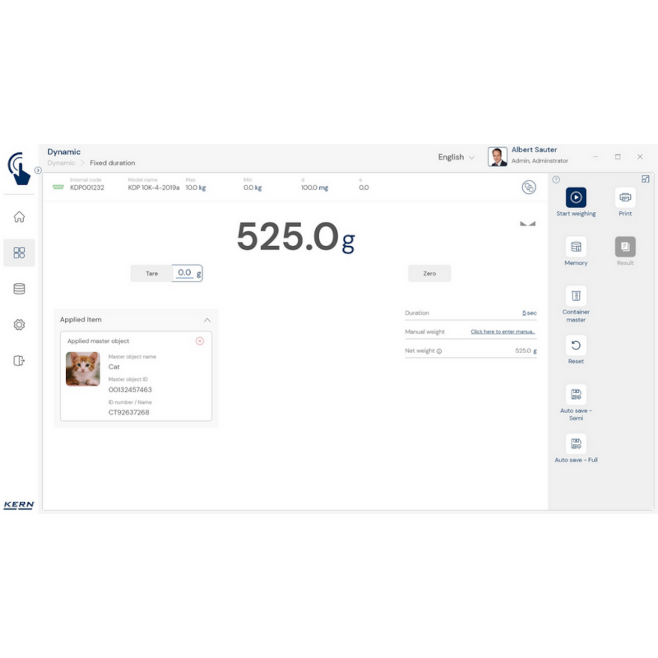 Software EasyTouch SET-05 Dynamic