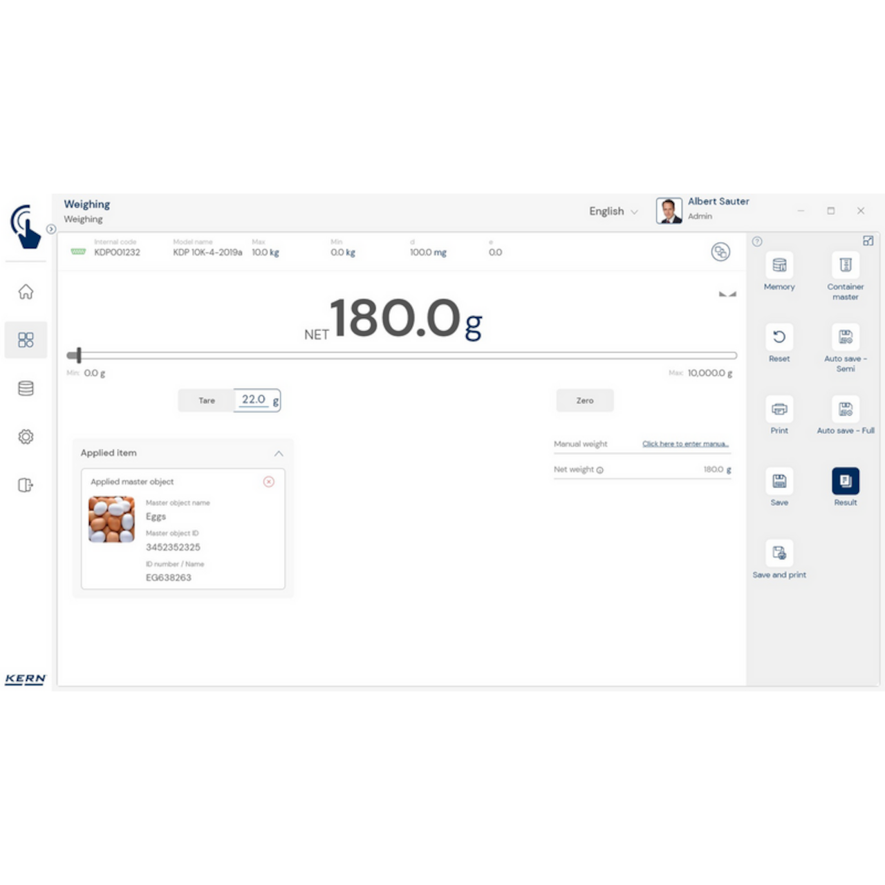 Software EasyTouch SET-01 Base