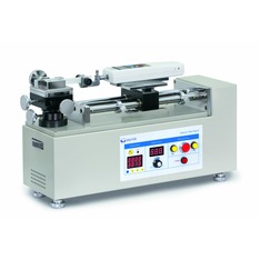 Kraft-Prüfstand - elektronisch, eine Kolumne Max 500 N : Horizontal <-> 240 mm: Schrittmotor