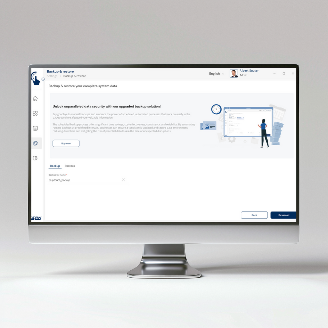 Software EasyTouch SET-46 Backup Scheduler