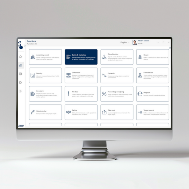 Software EasyTouch SET-16 Batch and Statistics