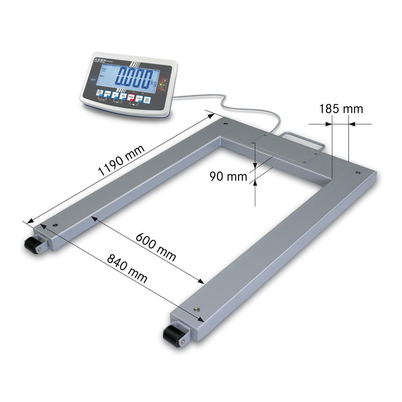 Palettenwaage KERN UFB 600K200M