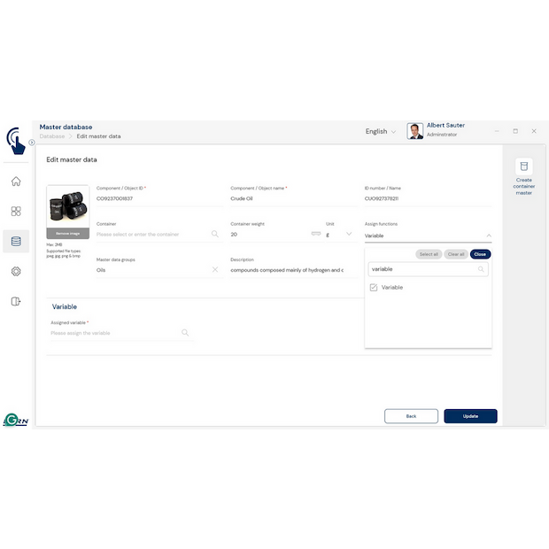 Software EasyTouch SET-07 Variable