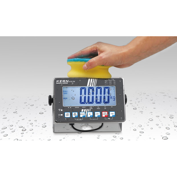 Plattformwaage mit Edelstahl-Auswertegerät KERN IXS 100K-2M