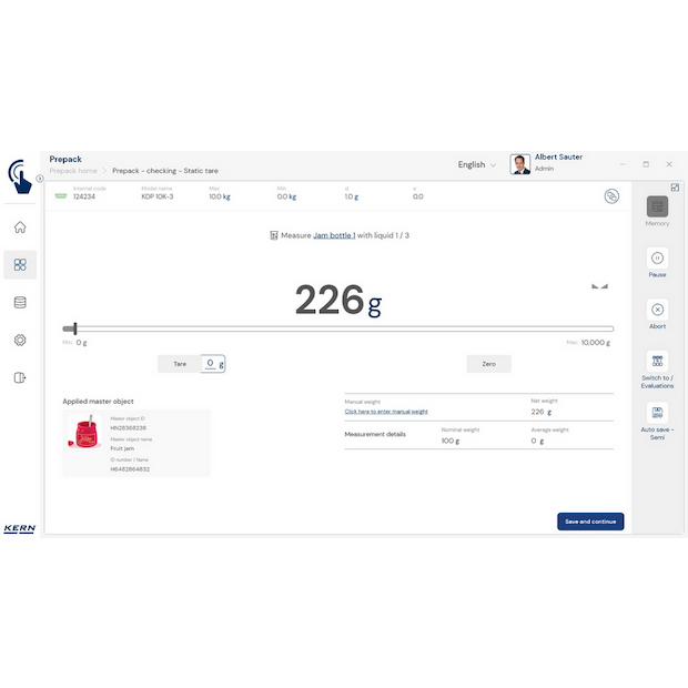 Software EasyTouch SET-17 PrePack