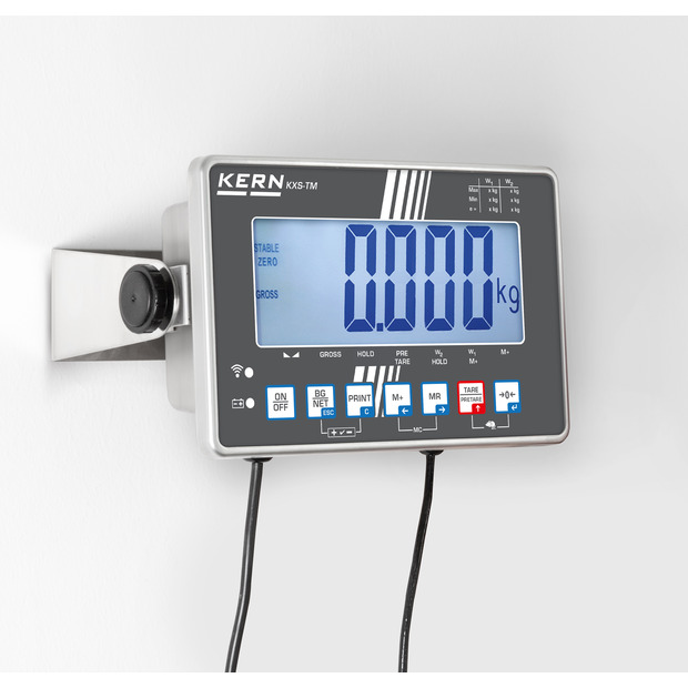 Plattformwaage mit Edelstahl-Auswertegerät KERN IXS 100K-2M