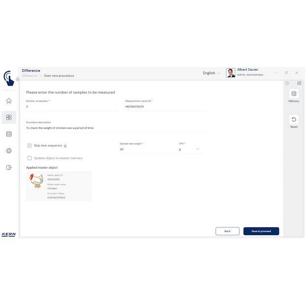 Software EasyTouch SET-22 Difference