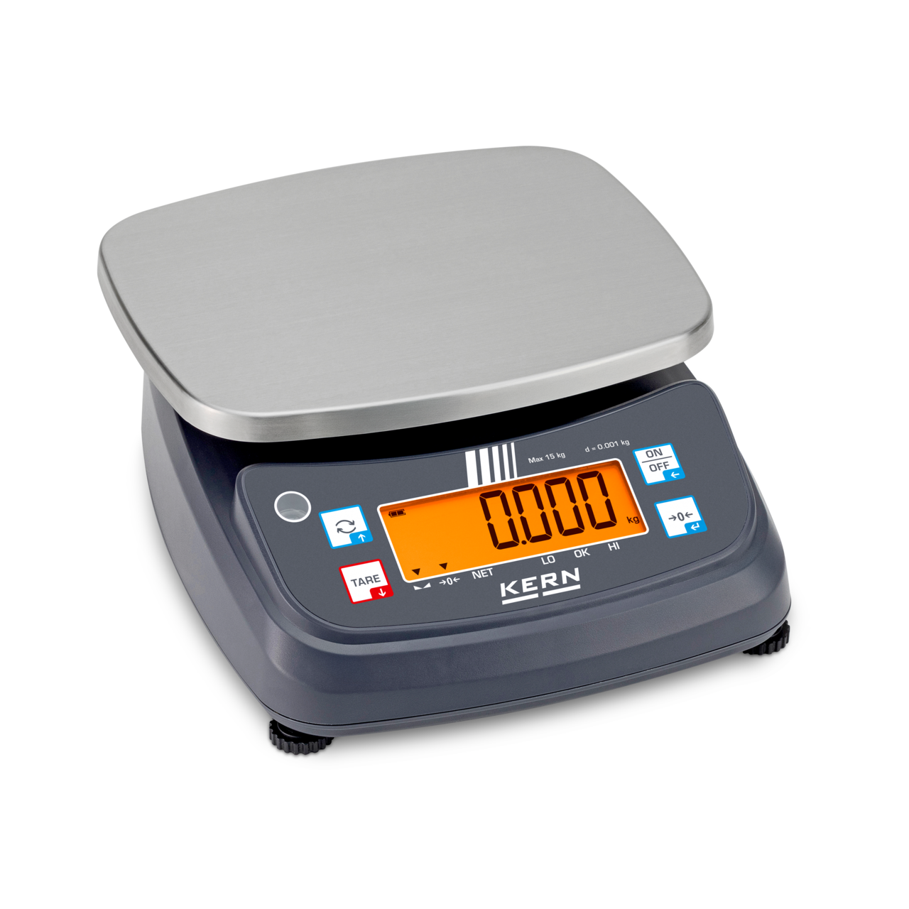 IP-geschützte Tischwaage KERN FPB 15K-3