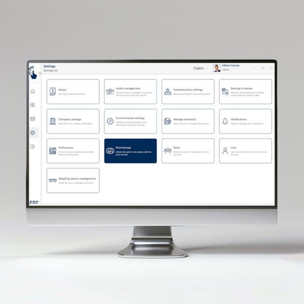 Software EasyTouch SET-14 Individual Print