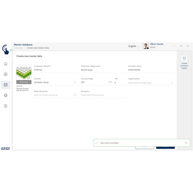 Software EasyTouch SET-18 Container Master