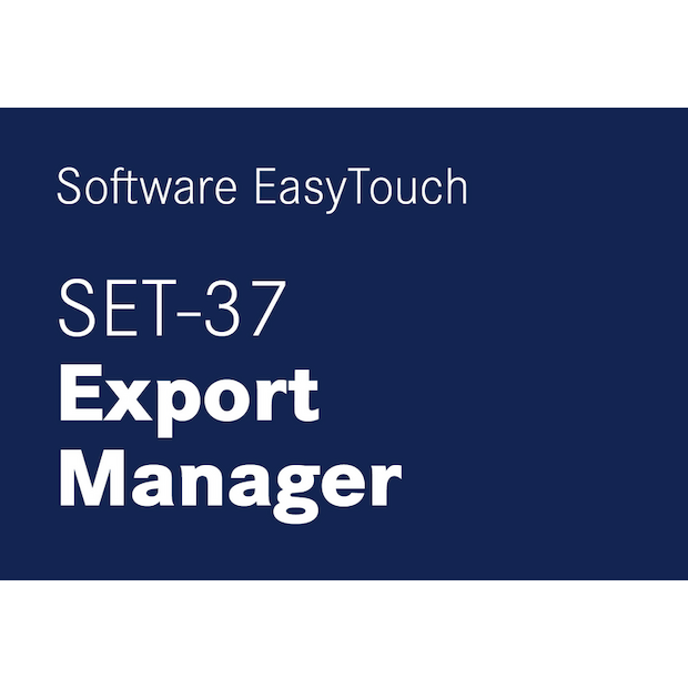 Software EasyTouch SET-37 Export Manager