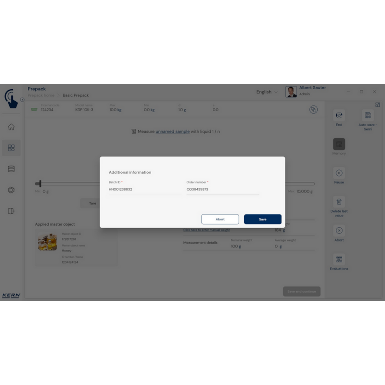 Software EasyTouch SET-17 PrePack