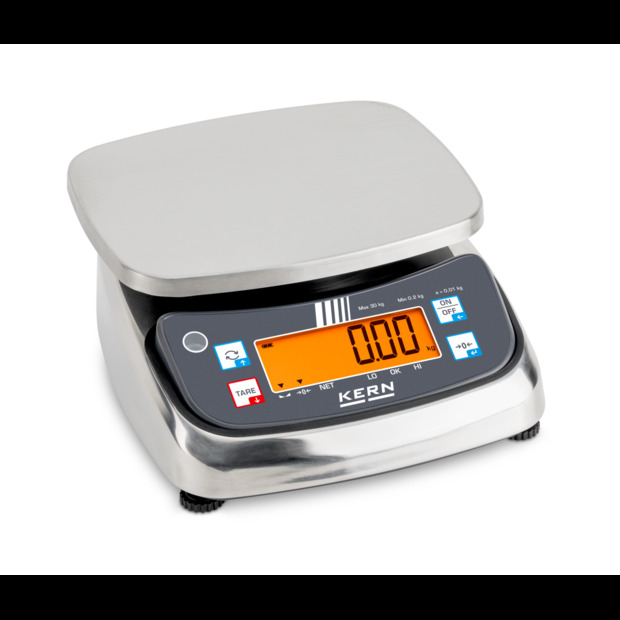 IP-geschützte Tischwaage KERN FPS 30K-2M