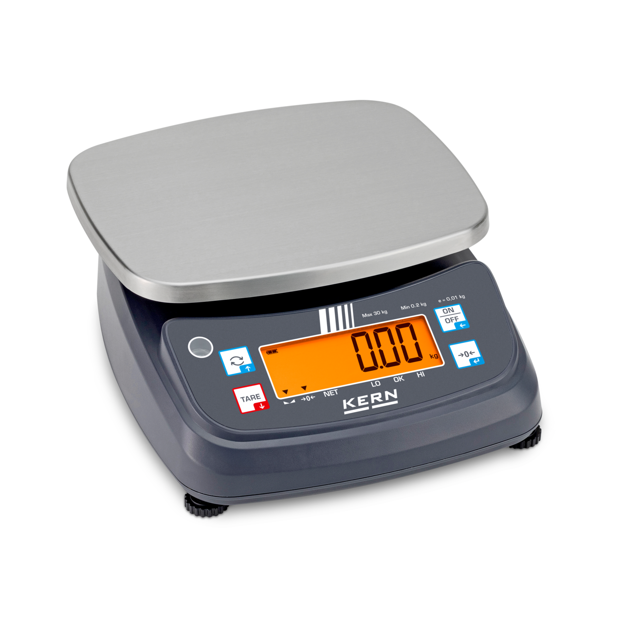 IP-geschützte Tischwaage KERN FPB 30K-2M