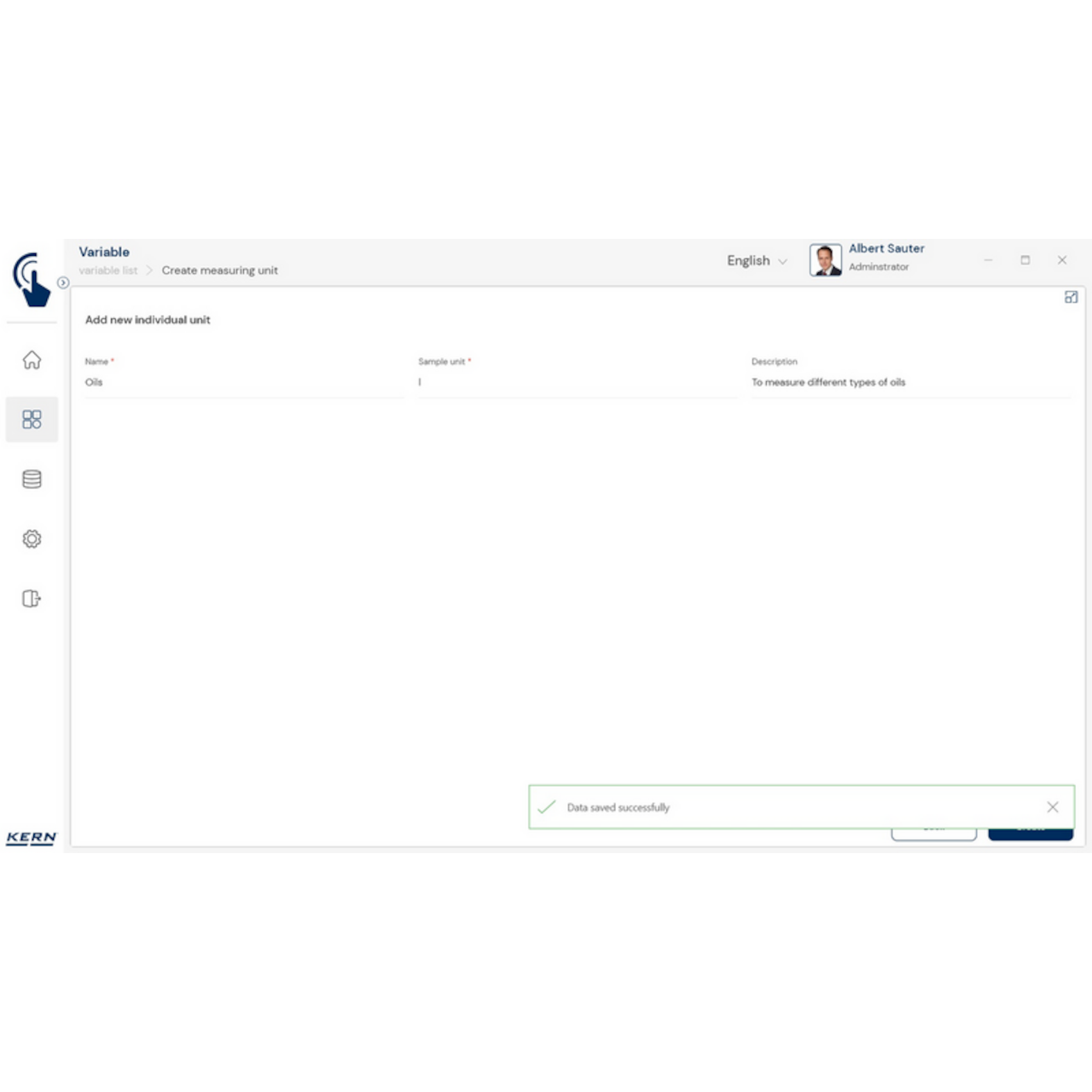 Software EasyTouch SET-07 Variable