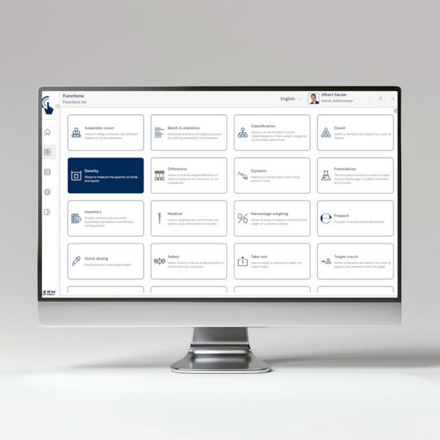 Software EasyTouch SET-04 Density