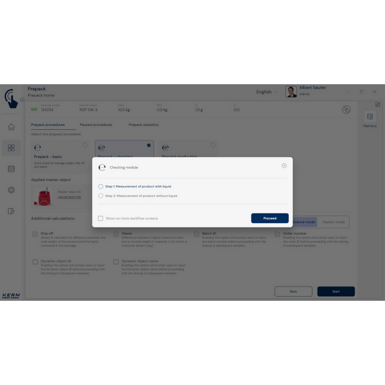 Software EasyTouch SET-17 PrePack
