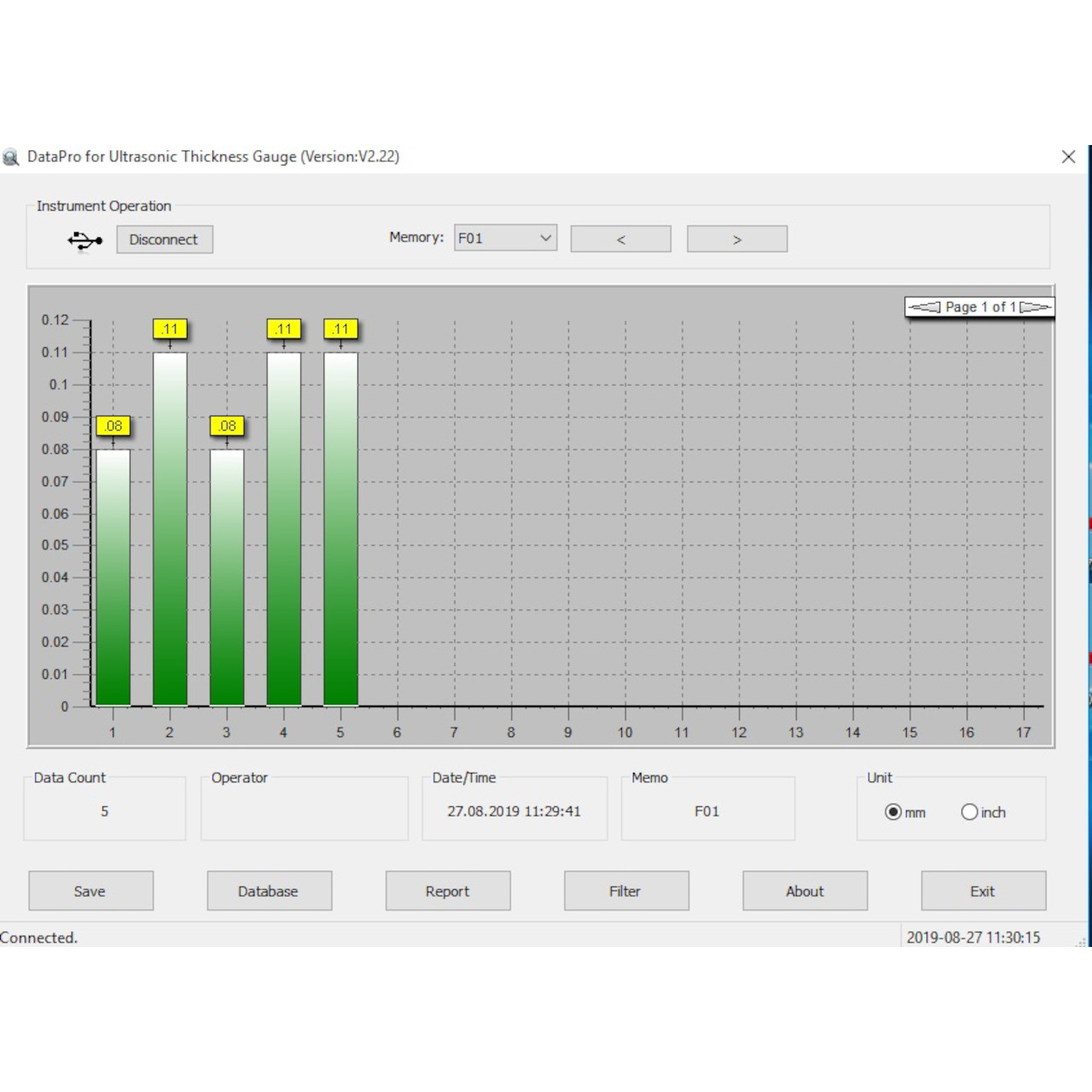 Datenübertragungssoftware SAUTER ATU-04TU