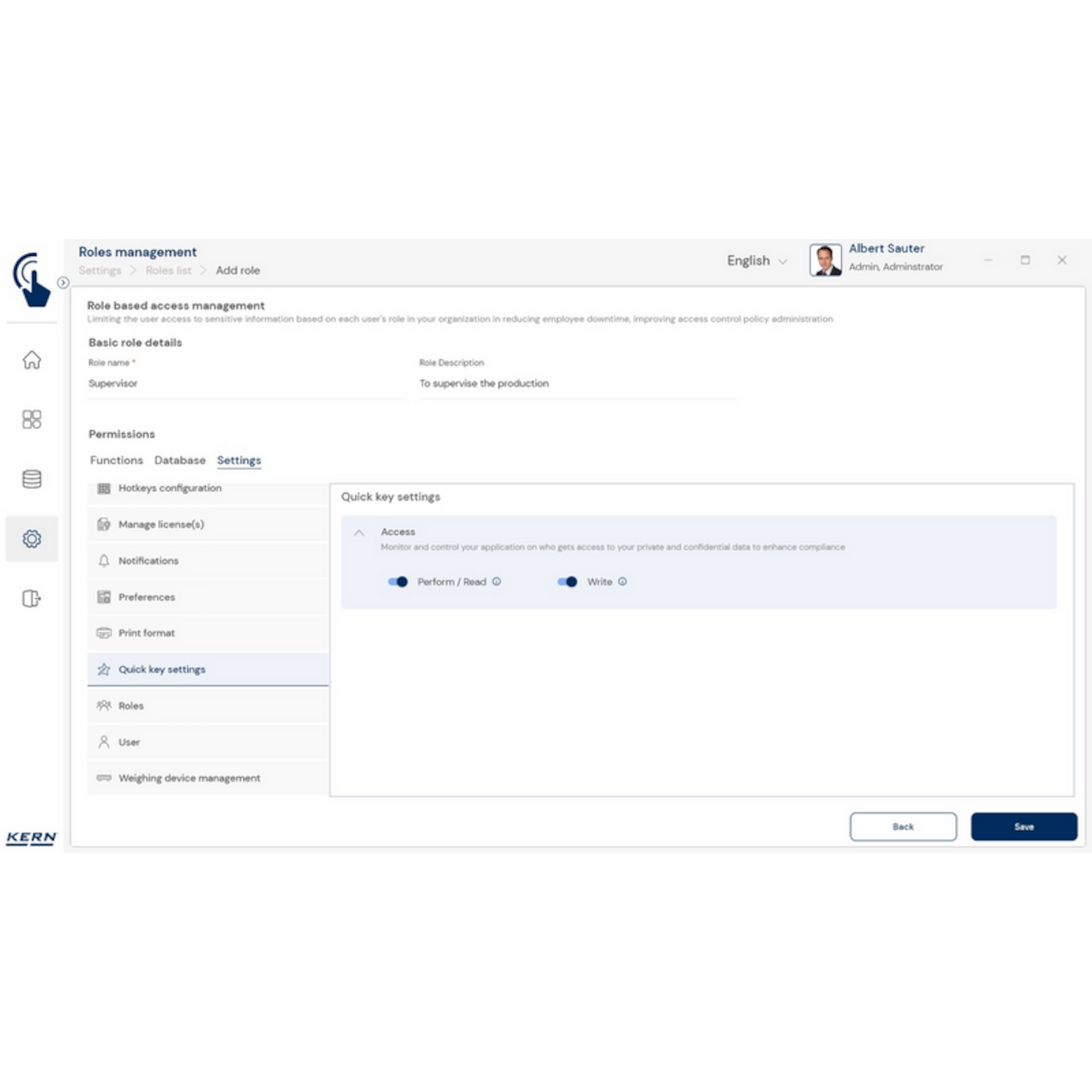 Software EasyTouch SET-311 Quick Key