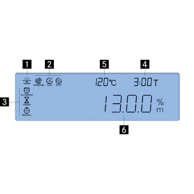 Feuchtebestimmer KERN DAB 200-2IR