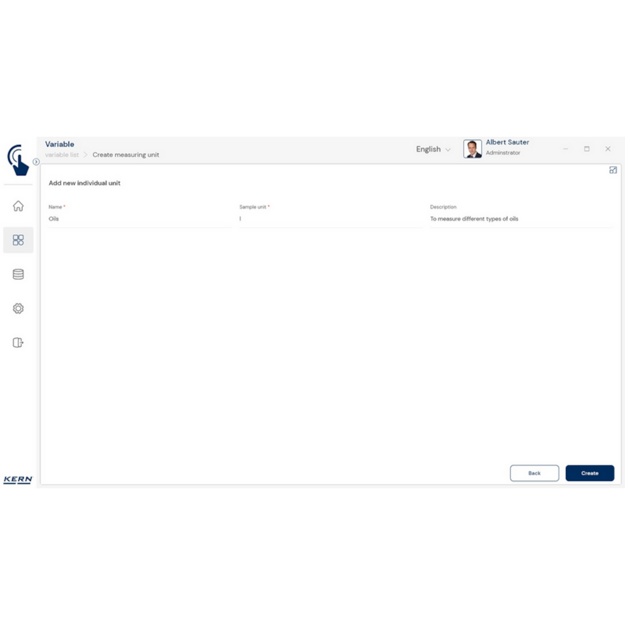 Software EasyTouch SET-07 Variable