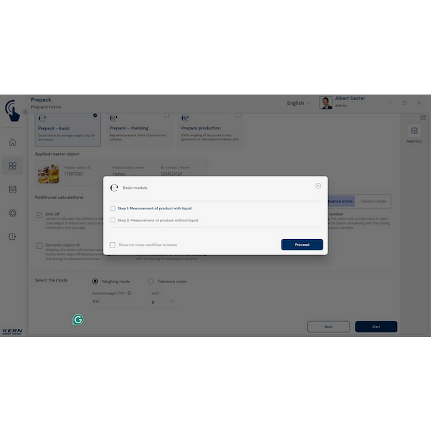 Software EasyTouch SET-17 PrePack