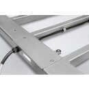 Ascending ramp including fixing board between weighing bridge and ascending ramp, stainless steel, W×D×H 1250x750x85 mm