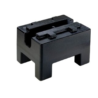 Prüfgewicht 346-83, OIML-Klasse M1, Nennwert 500 kg, Schwerlastgewicht, Gusseisen lackiert