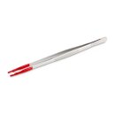 Forceps, stainless steel with silicone-coated tips, 250...