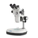 Stereo-Zoom Mikroskop Trinokular Greenough: 0,6-5,5x: HSWF10x23: 3W LED