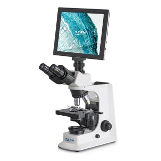 KERN Durchlichtmikroskop-Digitalset (OBL 137T241) bestehend aus Mikroskop & CMount Adapter & Tabletkamera