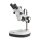Stereo-Zoom Mikroskop Trinokular Greenough: 0,7-4,5x: HSWF10x23: 3W LED