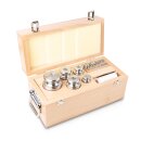 M1 set of weights 1 g - 5 kg in box, stainless steel